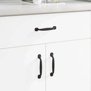 Maniglia per Mobili 250 pcs Nero 130 x 19,4 x 22,3 mm Alluminio