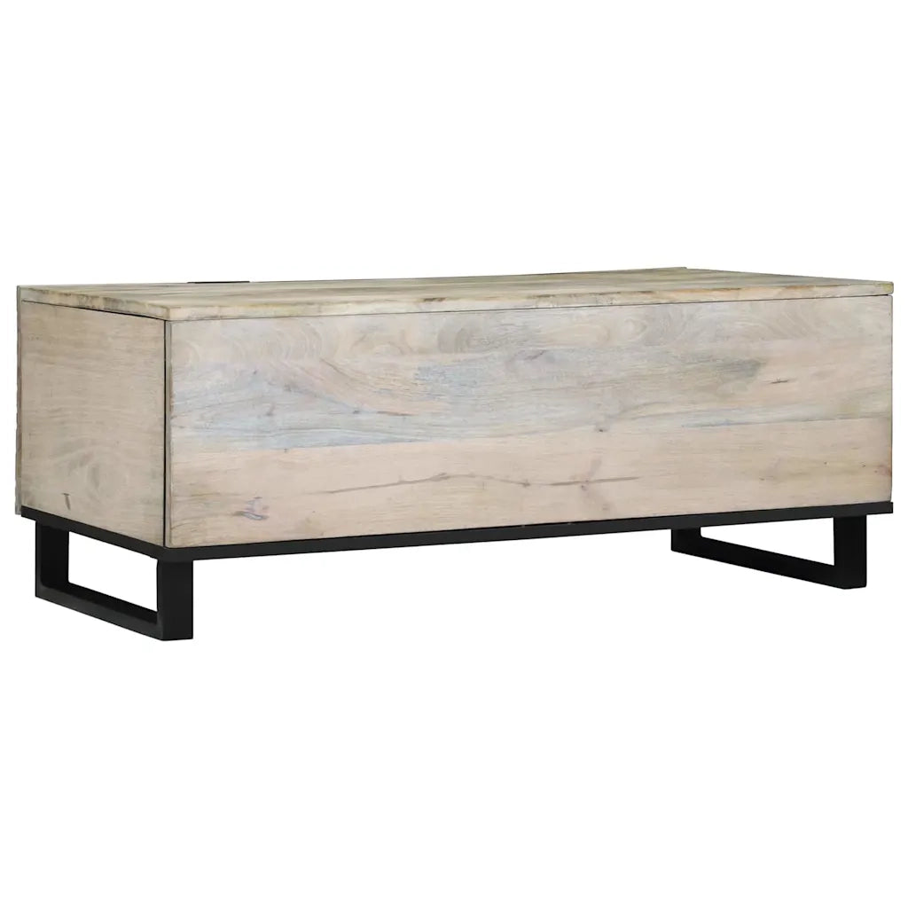 vidaXL Tavolino da salotto Bianco, Nero 100 x 54 x 40 cm