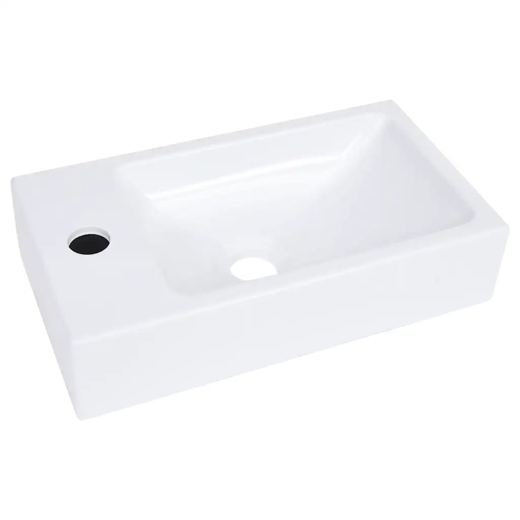 Lavabo 400x220x90 mm in SMC Bianco 146513