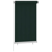 Tenda a Rullo per Esterni 80x140 cm Verde Scuro HDPE 312810