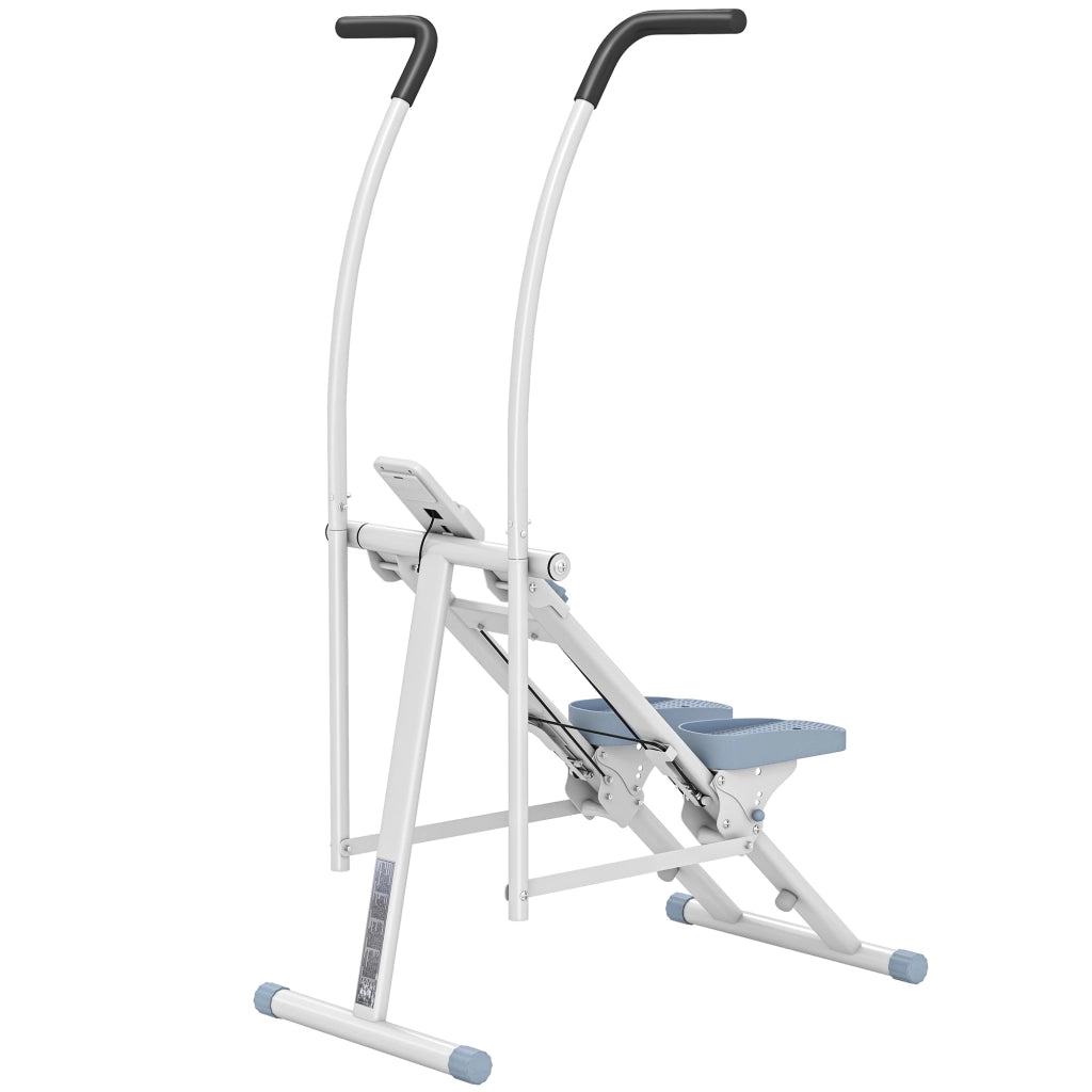 Stepper Pieghevole per Palestra Domestica ¨C Minimal ¨C Bianco 85x80x142 cm