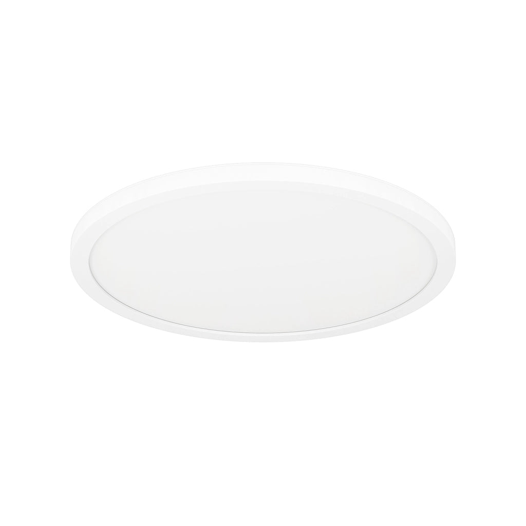 Plafoniera Moderna Rovito-Z Policarbonato Bianco Luce Led Integrato 14,6W Ip20