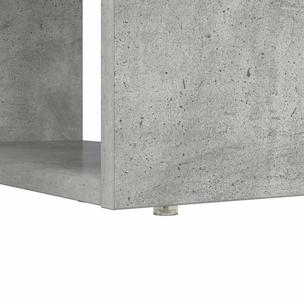 Scrivania | Tavolo da Ufficio Grigio cemento 113 x 54 x 120 cm Legno multistrato