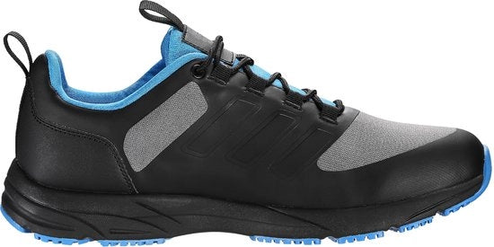 Scarpe per allenamento, UK 11, Comfortevoli scarpe con supporto al tallone e chiusura con cerniera regolabile, scarpe versatile per corsa, ginnastica, camminata e sollevamento pesi (nero)