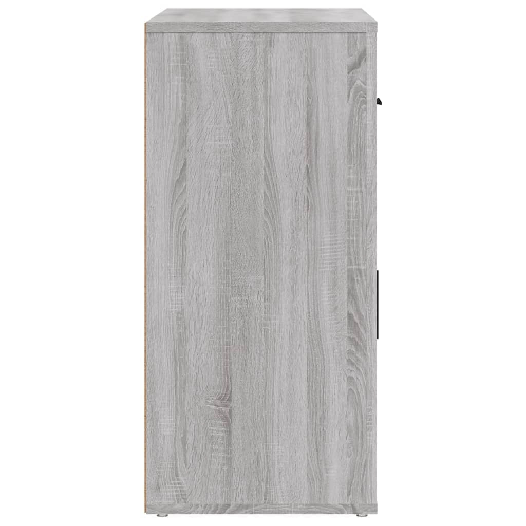 Buffet credenza cassettiera armadio mobile contenitore organizer cucina soggiorno Sonoma 80 x 33 x 70 cm legno ingegnerizzato grigio 02_0036535