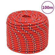 Corda Nautica Rossa 14 mm 100 m in Polipropilene cod mxl 49439