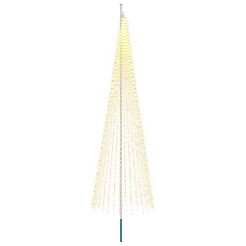 Luci per albero di Natale con picchetti e asta per bandiera 3468871