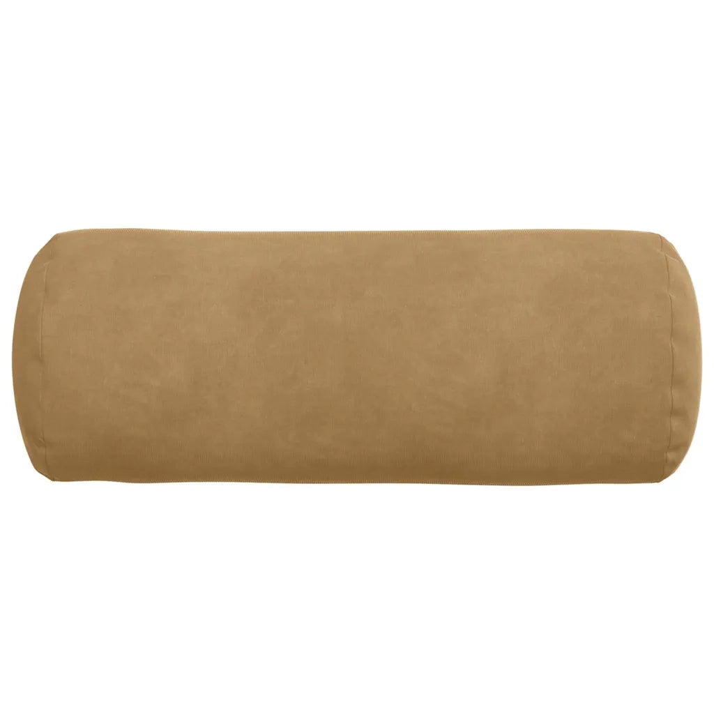 Cuscini a rullo 2 pcs Marrone Ø 15 x 40 cm Tessuto in Cords