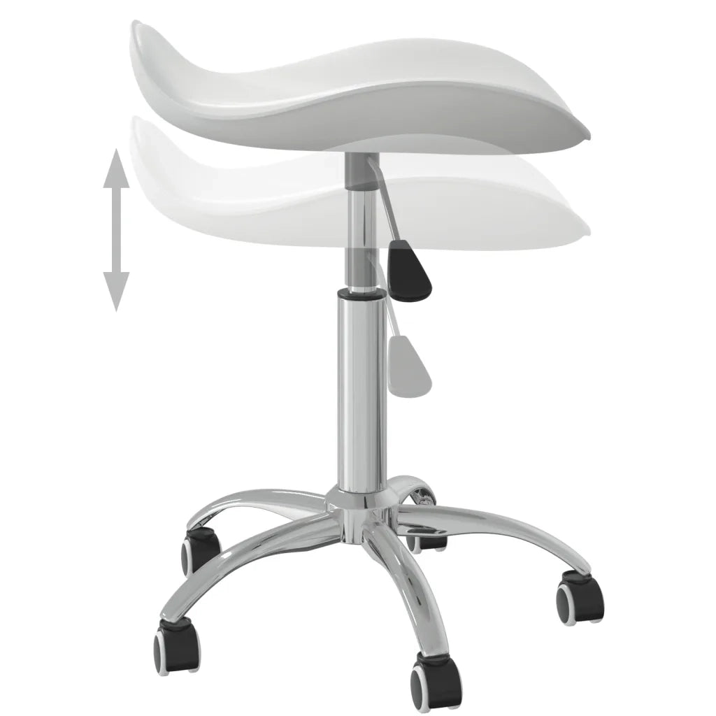 Sgabello da Salone Spa Bianco in Similpelle CFW4134055