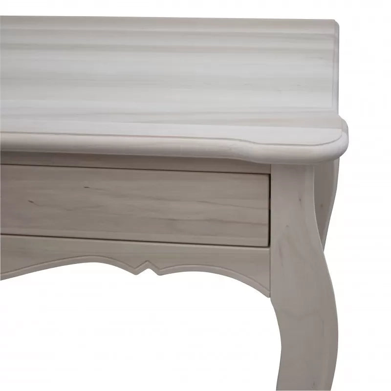 Scrivania 2 cassetti classica legno massello grezzo l.101 p.62 h.82 (3106) - Mobili 2G