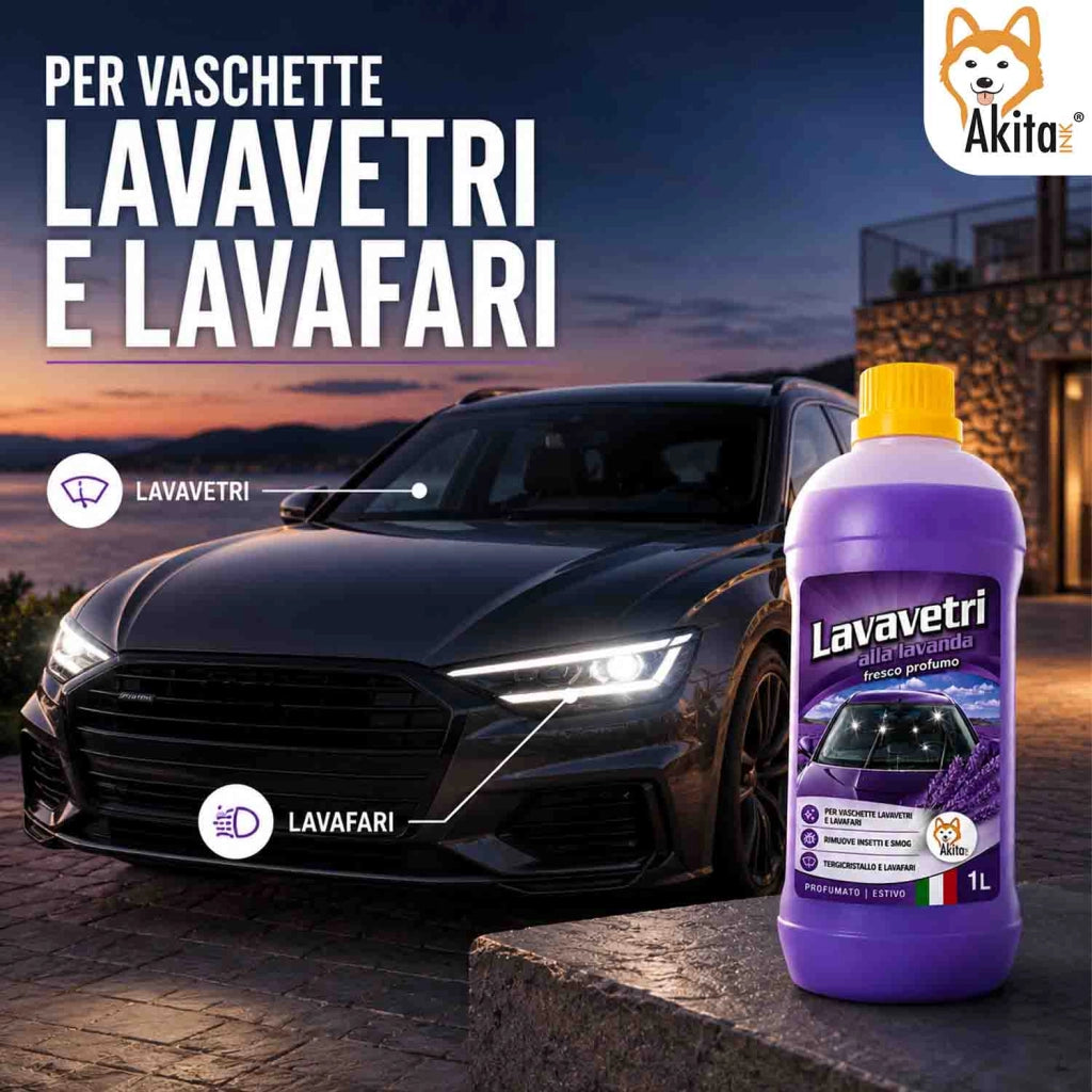 Akitaink Liquido Lavavetri Auto Concentrato 1 L Lavanda Estivo
