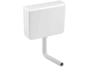 CASSETTA WC ESTERNA IN ABS IRIS MONO  mm.435x140x355h.    FLUIDMASTER