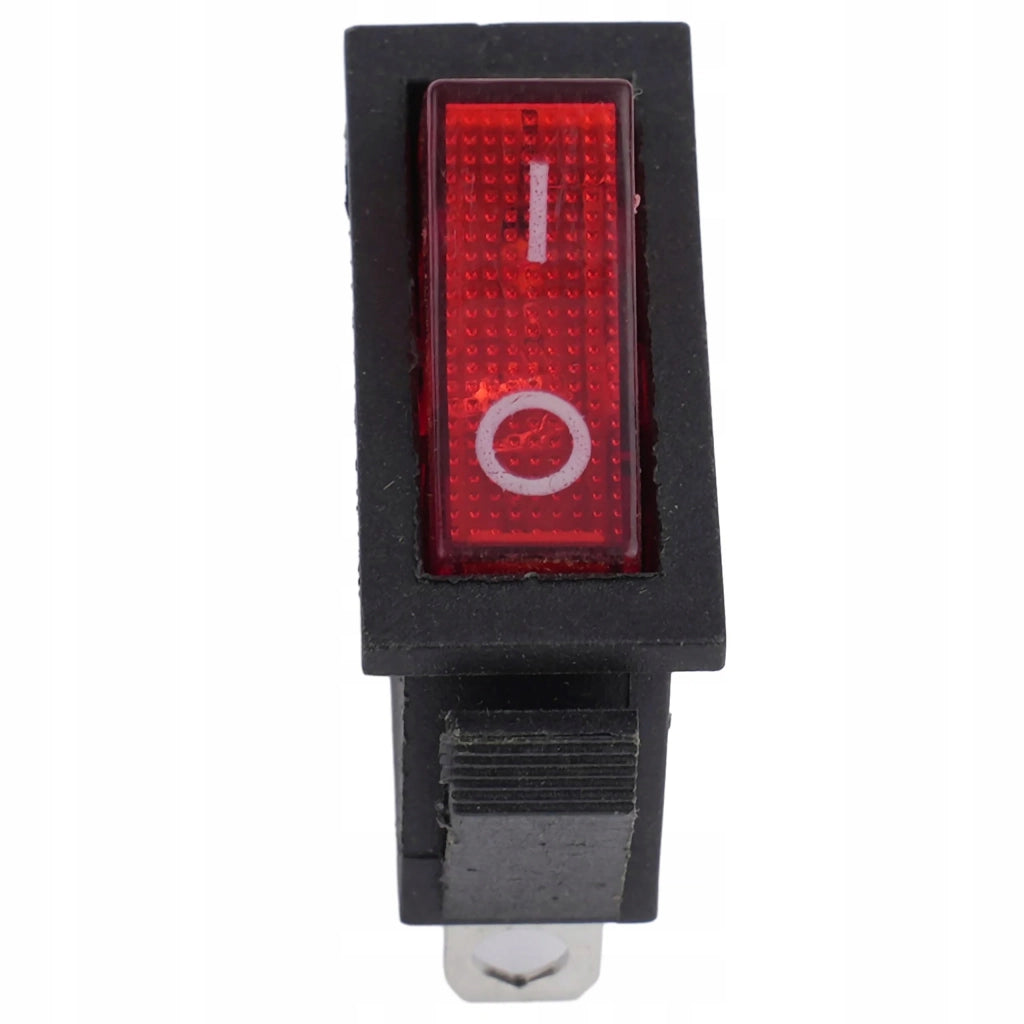 Interruttore a Bilanciere KCD3 15A 250V ON-OFF – Alta Resistenza, Illuminato | 3 Pin, 2 Posizioni