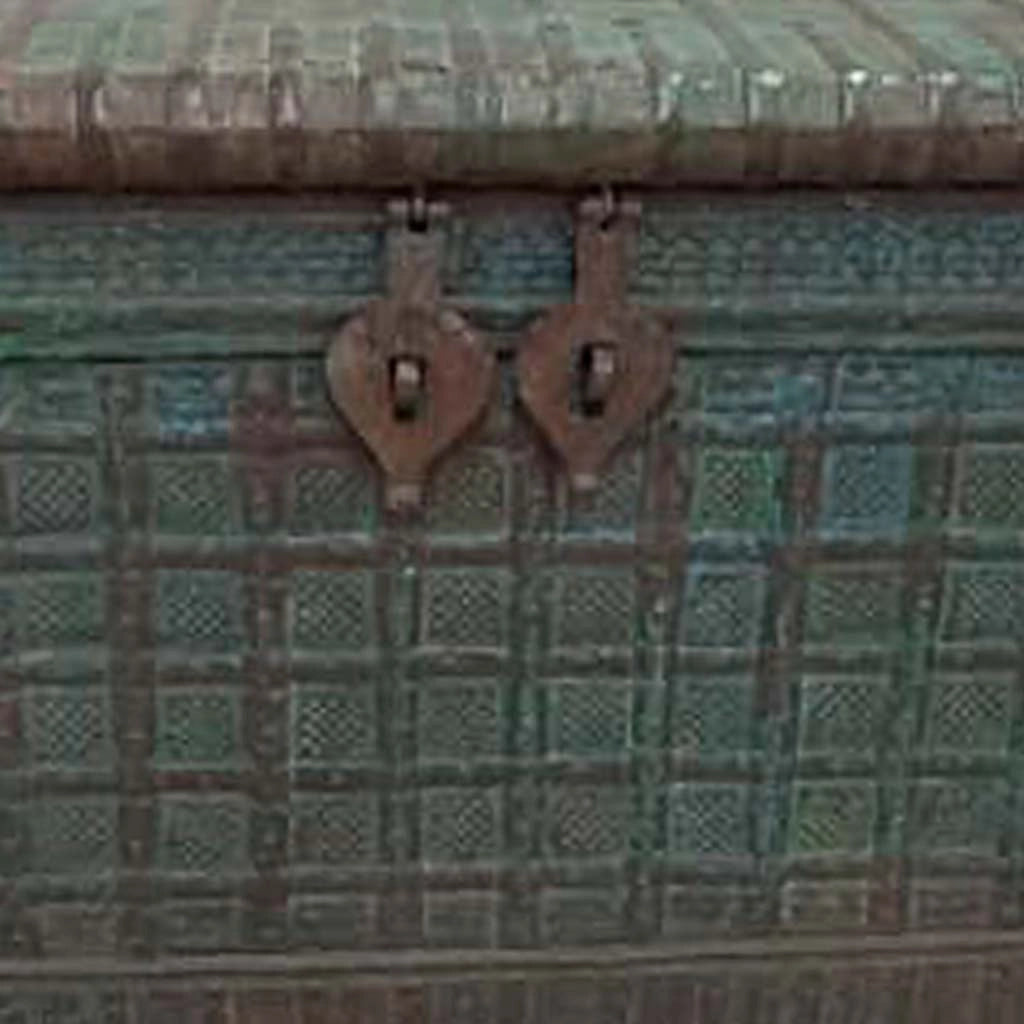 Cassapanca in legno fatta a mano 115x46x81h cm