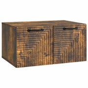 Mobile Porta TV da Muro Rovere Fumo 59,5 x 41 x 30 cm