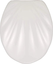 Bracciale per wc con chiusura softclose, Duroplast, coperchio wc bianco con fissaggio Fix-Clip
