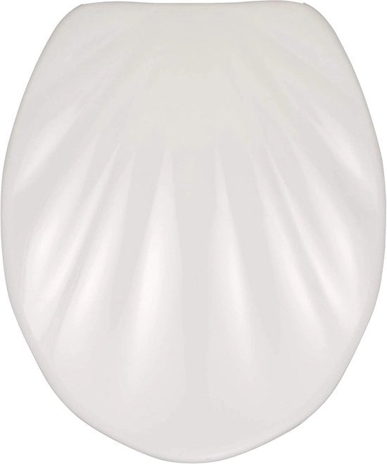 Bracciale per wc con chiusura softclose, Duroplast, coperchio wc bianco con fissaggio Fix-Clip