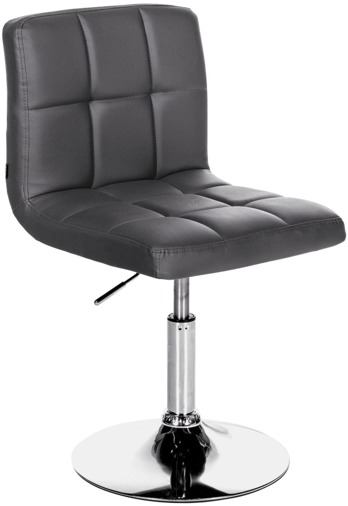 Sedia lounge Palma V2 in similpelle nero
