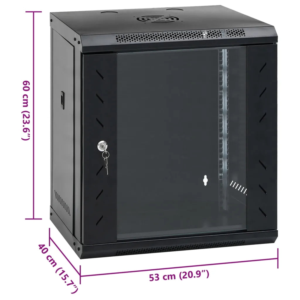 Armadietto di Rete a Parete 12U da 19" IP20 53x40x60 cm CFW2231554