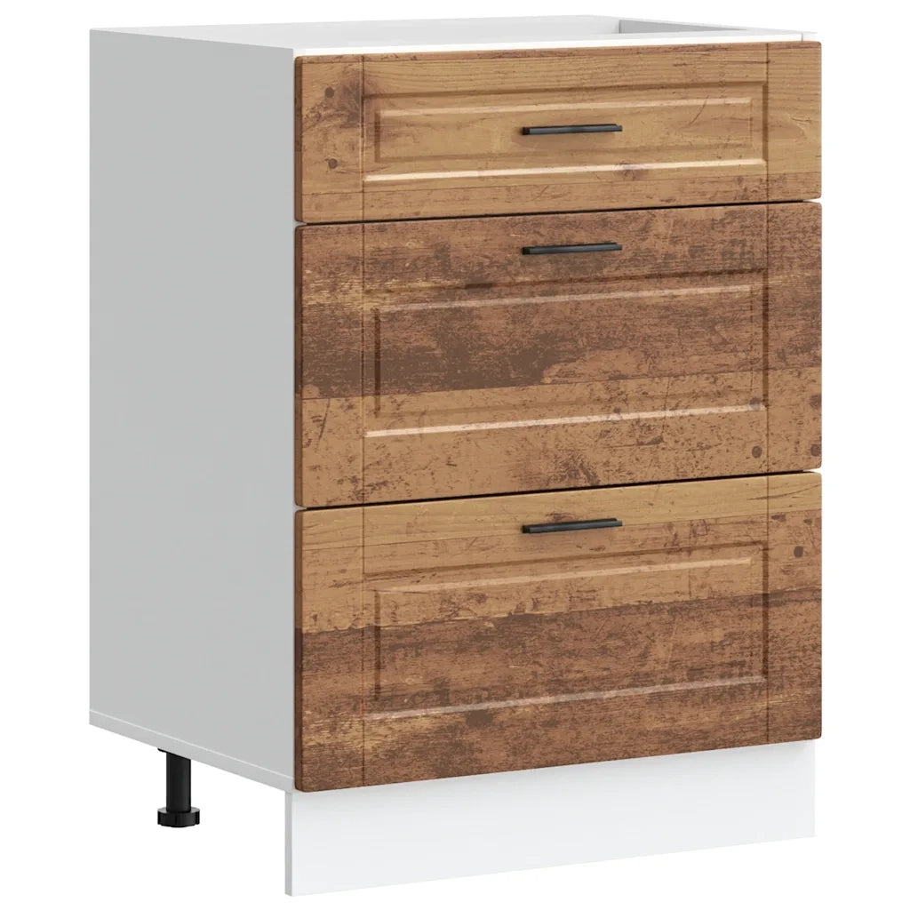 vidaXL Base da Cucina Porto Legno Antico in Legno Multistrato