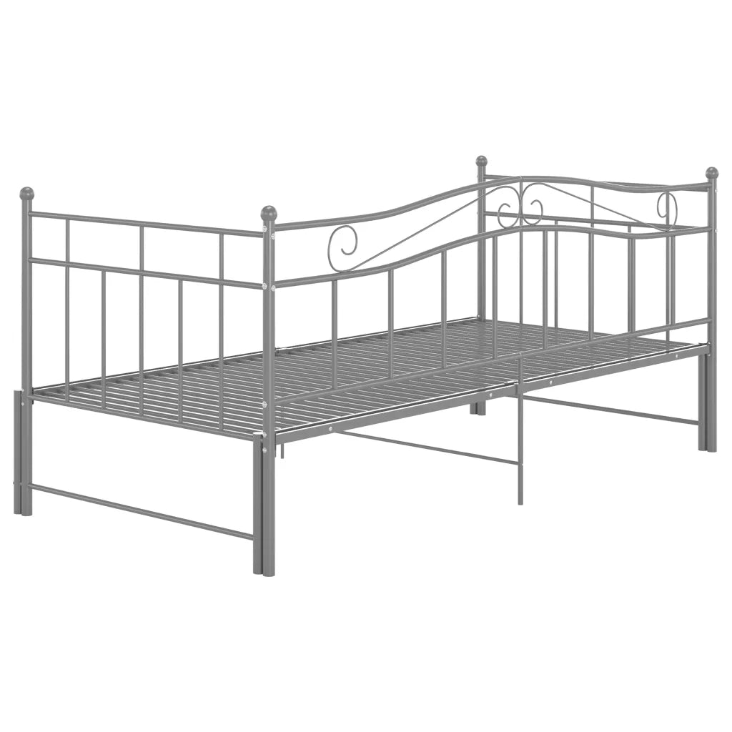 Telaio Divano letto | Sof¨¤ letto | Letto singolo Estraibile Grigio in Metallo 90x200 cm