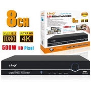 Trade Shop - Dvr Digital Video Recorder 8 Canali Ahd Full Hd 1080p 4k 500w H.265/h.264 Ahd5008 -