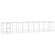 Gabbia per Cani da Esterno in Acciaio Zincato 21,78mÂ² cod mxl 59979