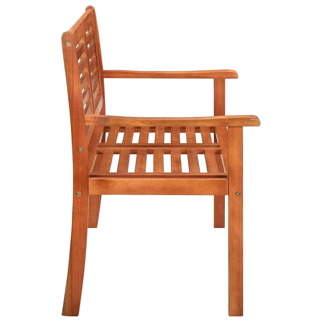 Panca da giardino mobili da esterno per patio 2 posti 120 x 60 x 89 cm legno massello di eucalipto 02_0011279