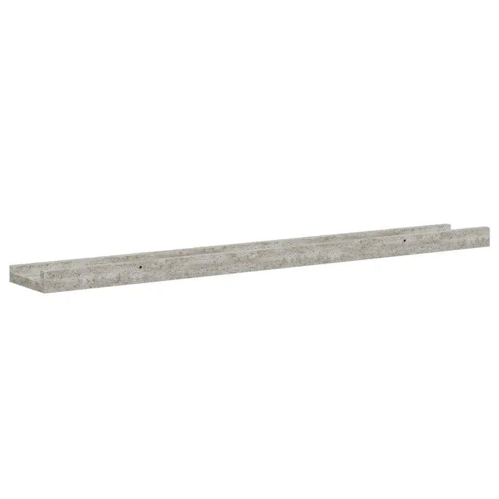 Mensole da Parete 2 pz Grigio Cemento 80x9x3 cm cod mxl 48792
