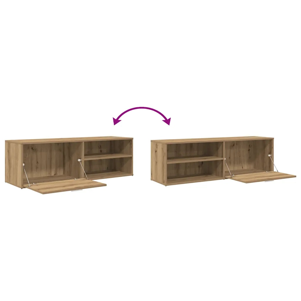 vidaXL Mobile Porta TV Rovere Artigianale Legno Multistrato