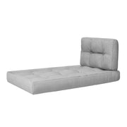 Vicco Set di cuscini per pallet Grigio 2 parti