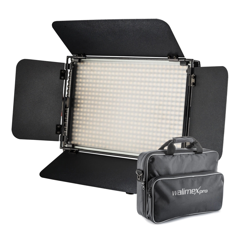 luce LED dimmerabile Niova 600 Plus Bi-Color + slot per batterie I Luce video e luce fotografica 36W, 3200-5600K, 4200LM I Luce da studio e luce continua mobile I Luce in streaming