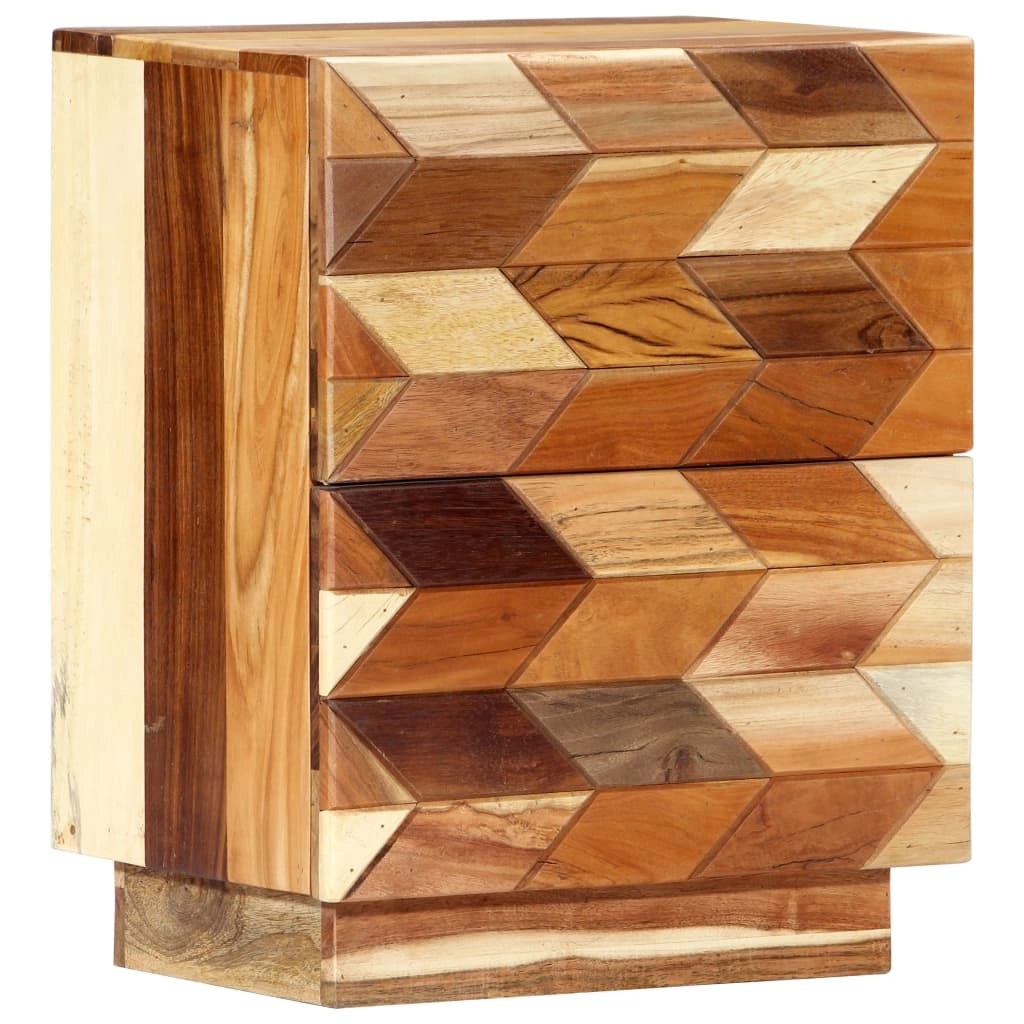 Comodino comodino cassettiera armadio mobili camera da letto 40 x 30 x 50 cm legno massello di recupero 1402039
