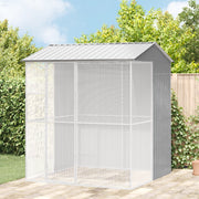 Aviario per Uccelli  Grigio 215x210x247 cm Acciaio
