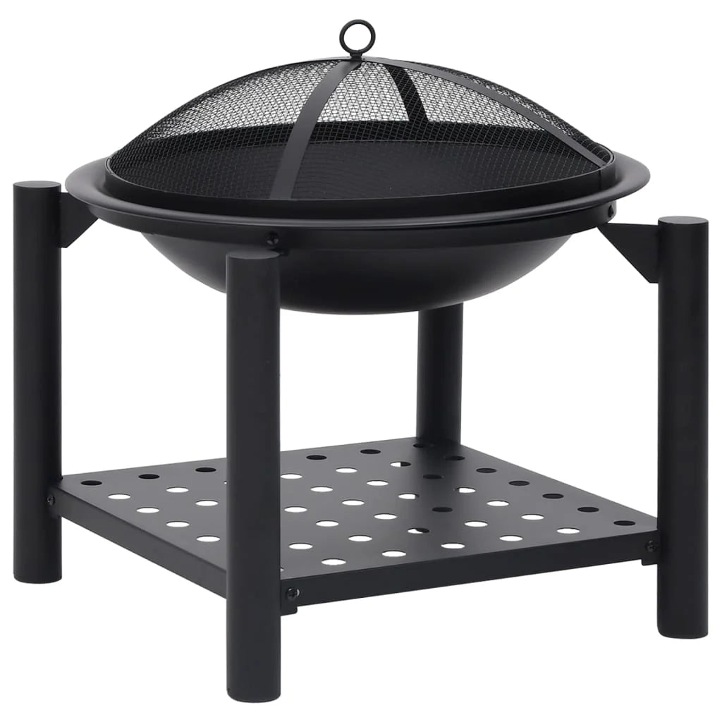 Caminetto con attizzatoio 54 x 54 x 55 cm acciaio 02_0006016
