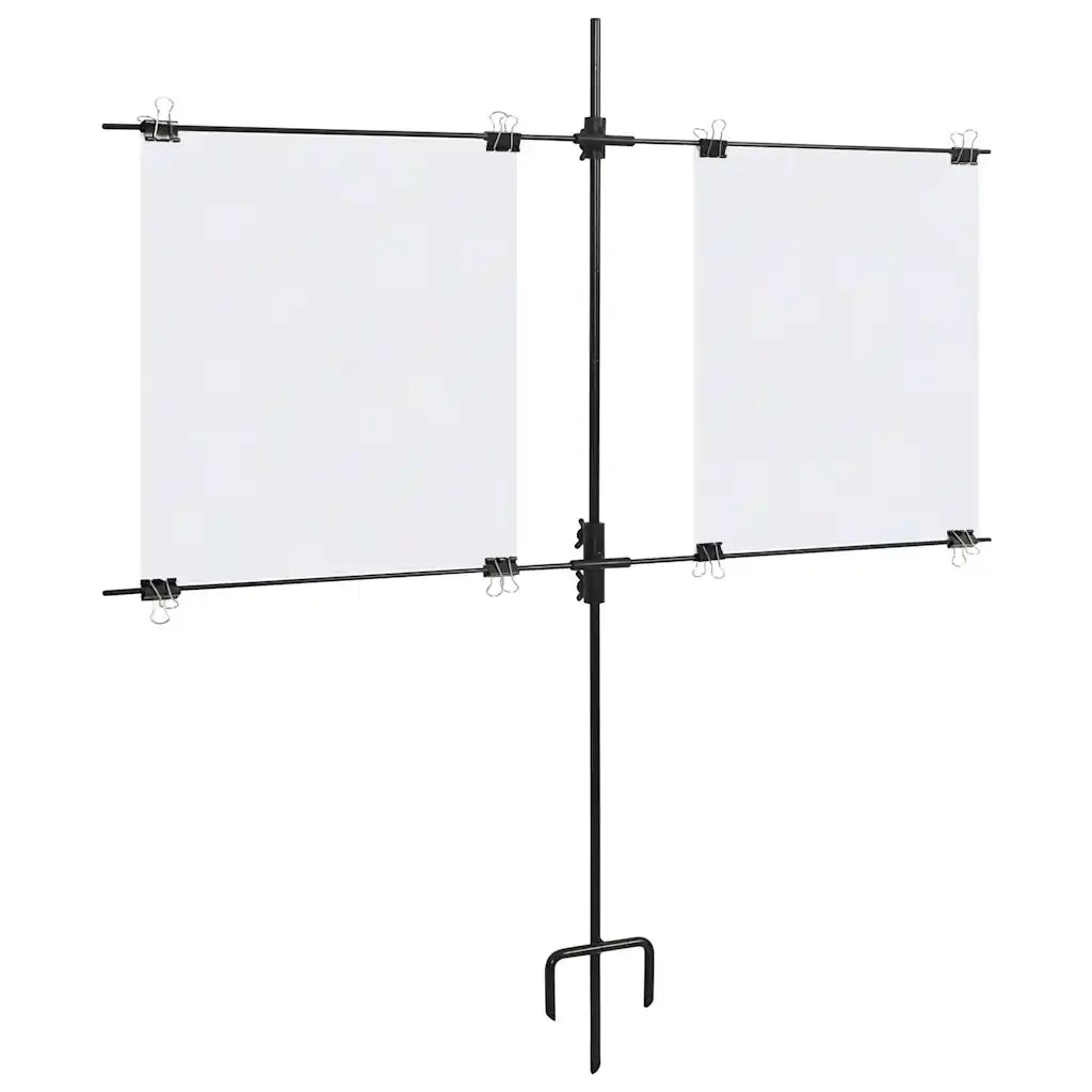 Supporto Bersagli di Carta con Fogli di Tiro 78x76cm Acciaio 91935