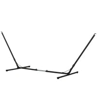 Supporto Struttura Portante per Amaca Regolabile Capacità Max. 120Kg 313-388x109x116cm Nero