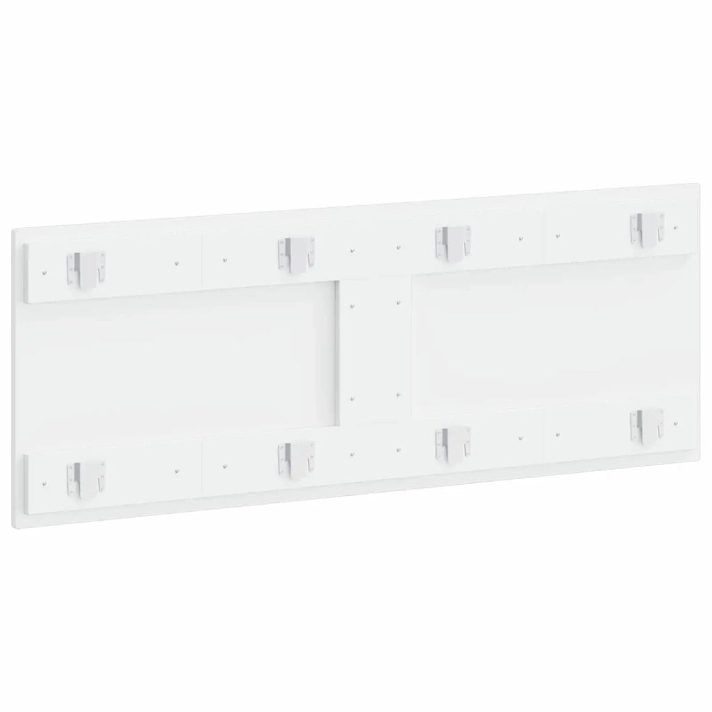 Testiera da Muro BREDA Bianco Legno ingegnerizzato 897615