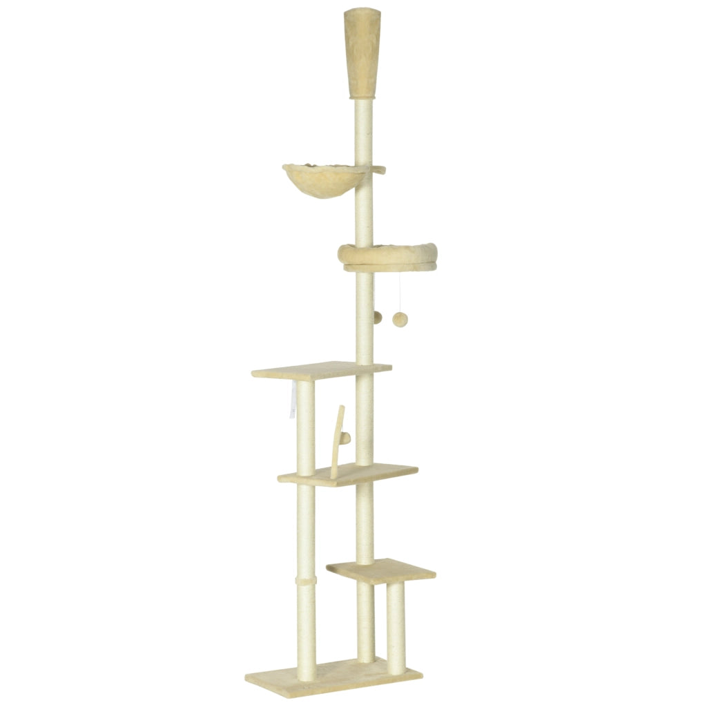 ¨¢rbol para Gatos ¨C zephmum ¨C Beige 230-250 cm