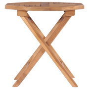 Tavolo da Giardino Pieghevole 45x45x45 cm in Legno di Teak 48978