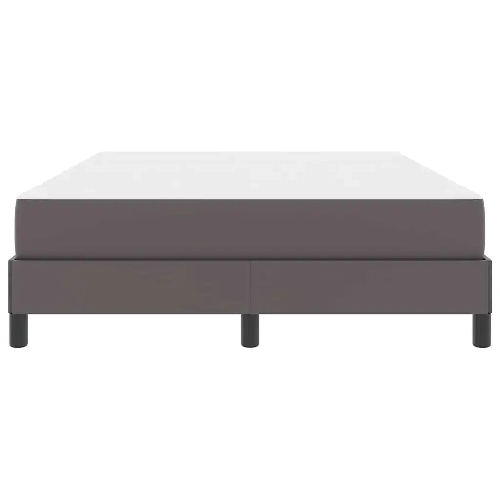 Struttura del letto con materasso Grigio 140 x 200 cm Tessuto 3398636