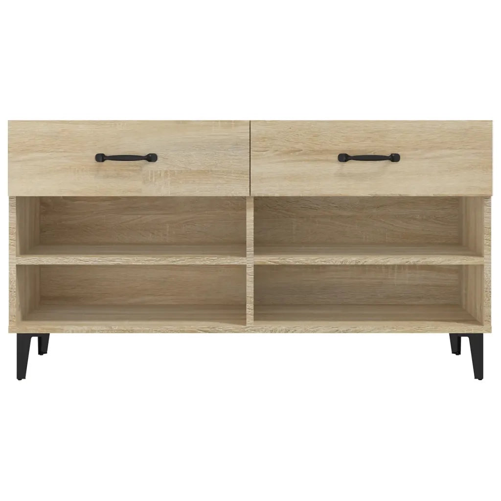 Scarpiera Rovere Sonoma 102x35x55 cm in Legno Multistrato 812828