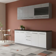 Cucinino Zambana, Cucina 2 Cassetti, Elettrodomestici non inclusi, Bianco