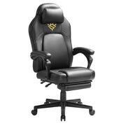 Sedia da gaming sedia da ufficio ergonomica con poggiapiedi sedia da gaming con poggiatesta similpelle altezza regolabile nera 12_0006073