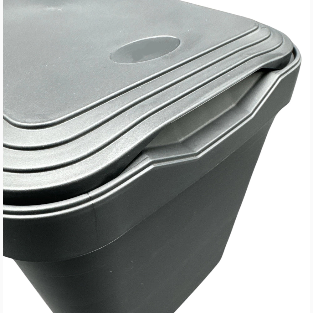 Pattumiera Sottolavello Differenziata per cassetto Cucina 8 Litri Nera 27x20x23H cm