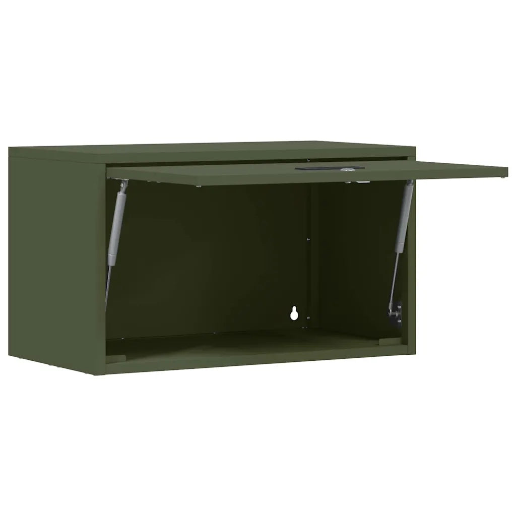 Armadio a muro per garage Oliver verde 60 x 33 x 35 cm