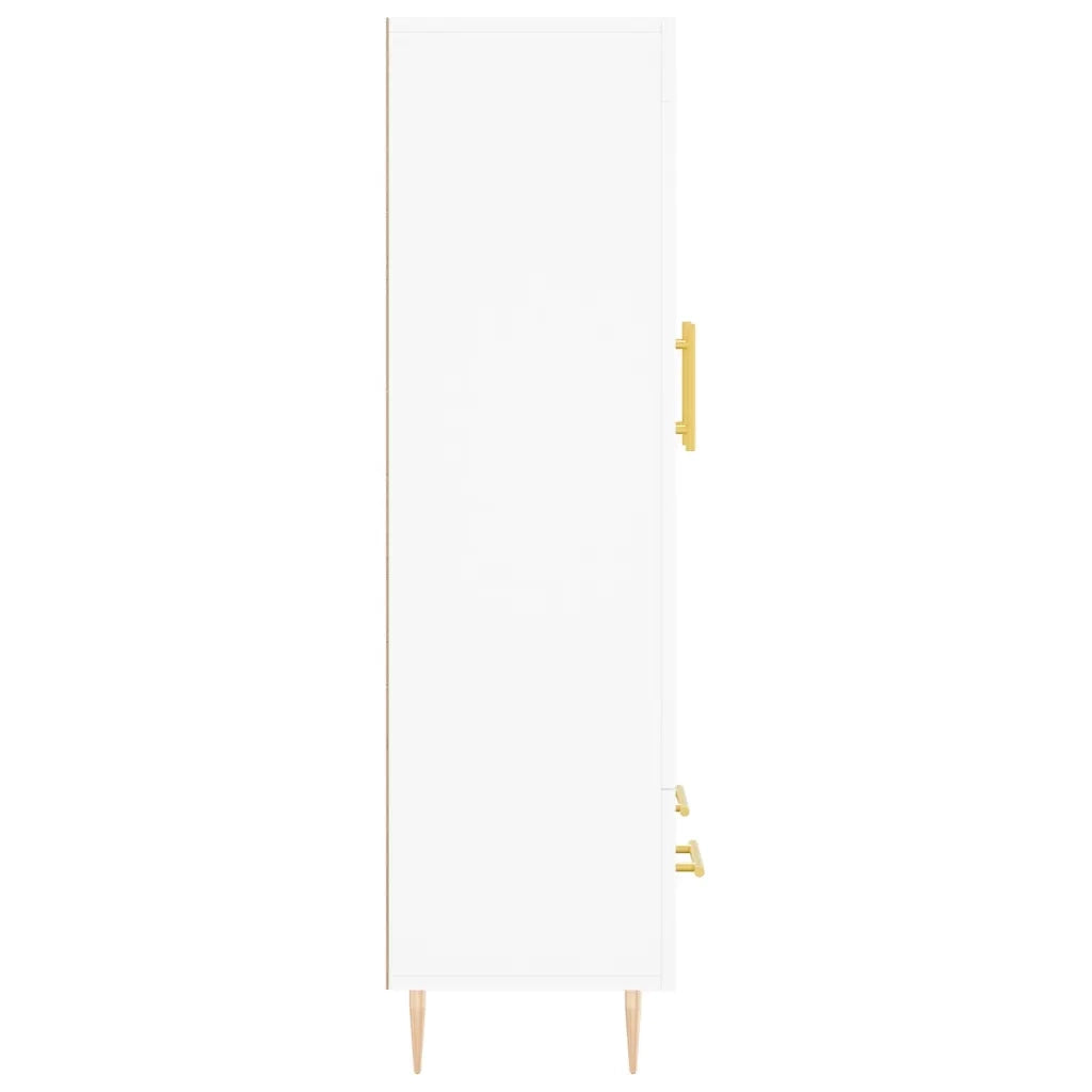 Credenza | Madia | Buffet da pranzo | Armadio da pranzo Bianca 69,5x31x115 cm in Legno Multistrato