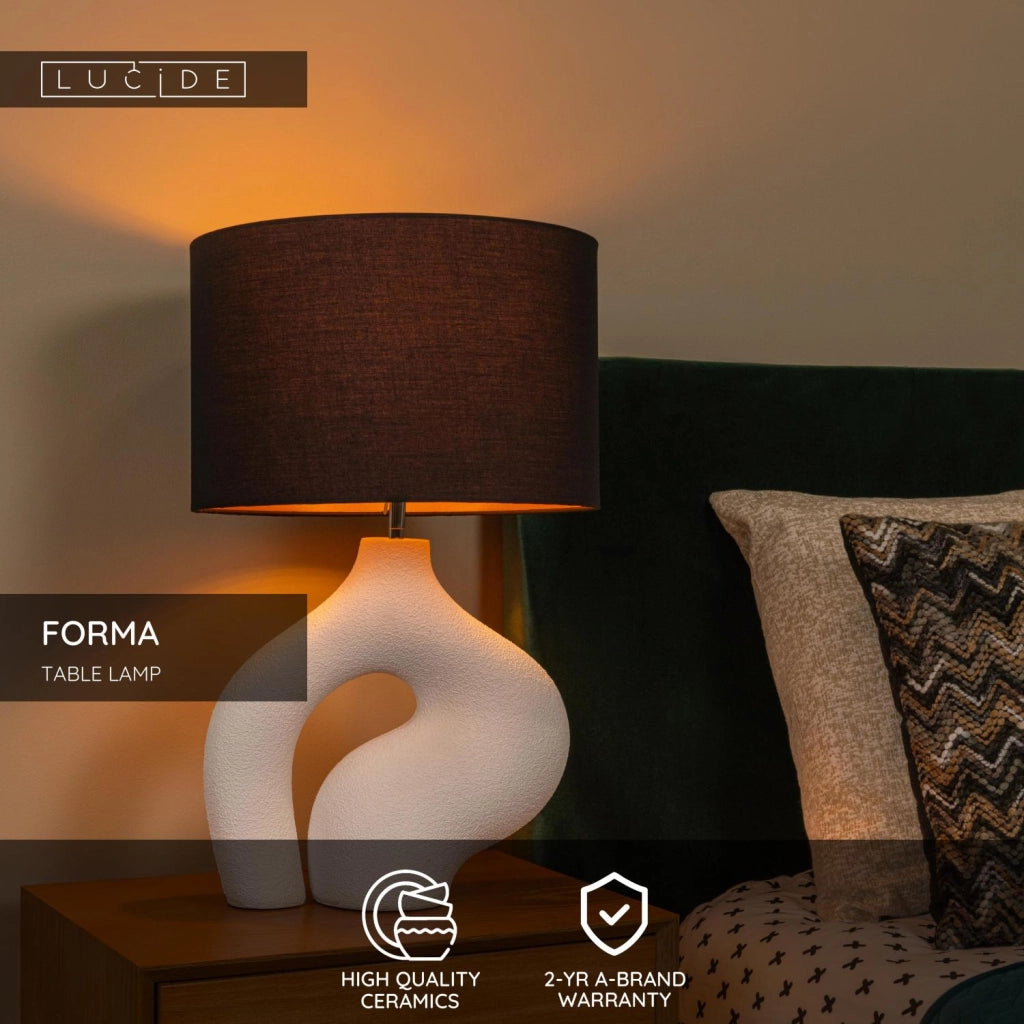 Lampada da tavolo FORMA art déco ceramica Lucide