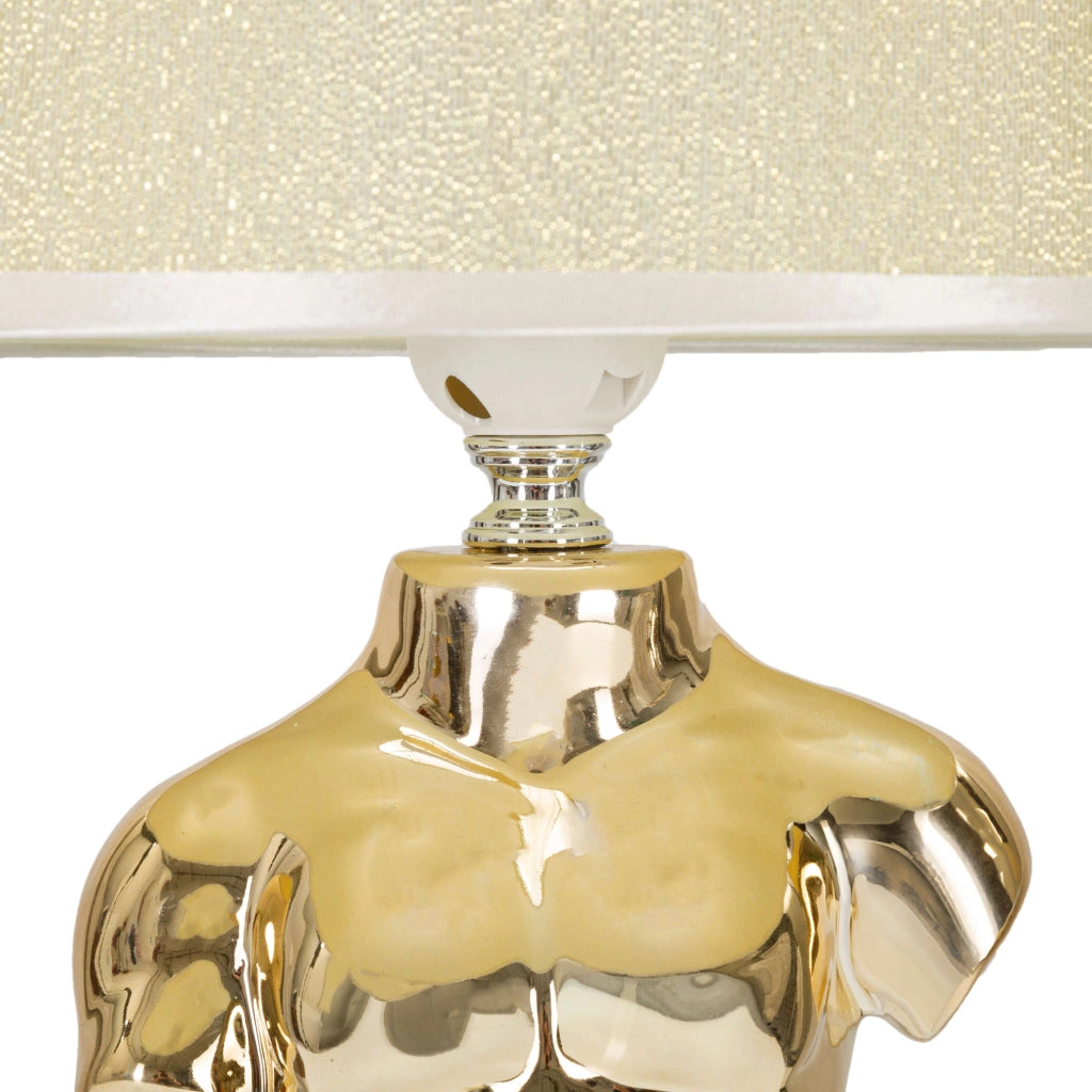 Bafala, Lampada da Tavolo Necessaria 1 Lampadina, Beige