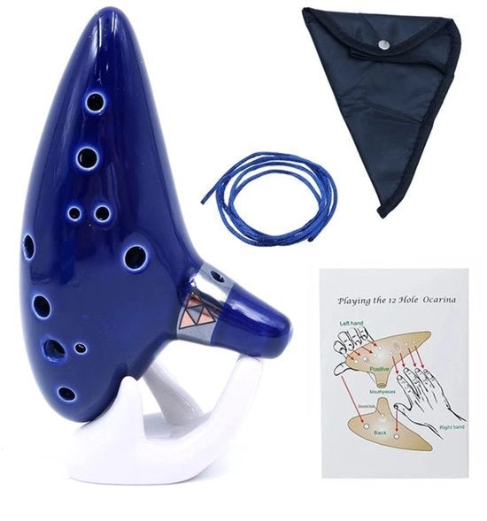 Ocarina 12-gaats Unica Esperienza Sonora Blu
